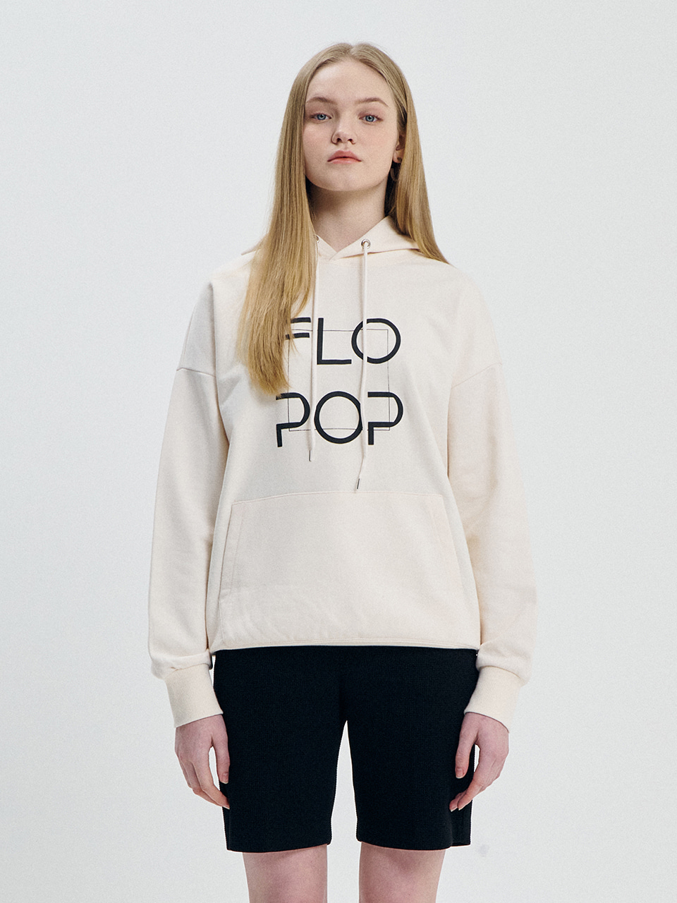 [22SS]FLOPOP SWEAT HOODIE / IVORY